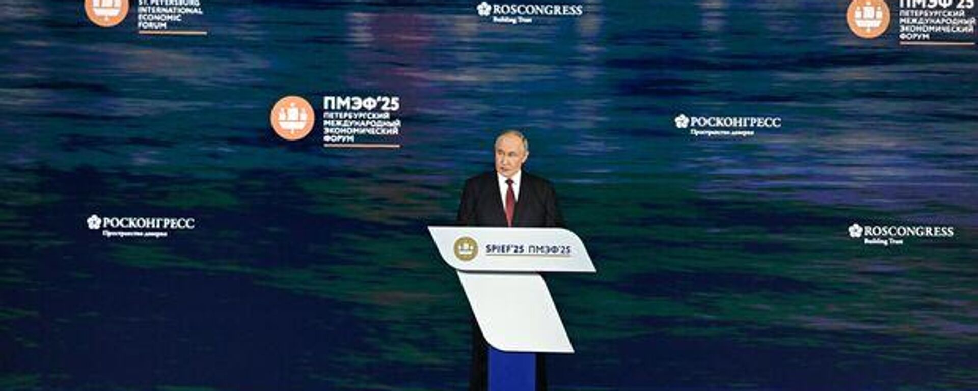 Việc Ukraina có thể sử dụng bom bẩn chống lại Nga sẽ là sai lầm cuối cùng của các phần tử tân phát xít, Tổng thống Nga Vladimir Putin tuyên bố. - Sputnik Việt Nam, 1920, 20.06.2025