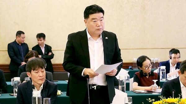 Ông Kim Nyoun Ho, chủ tịch Hiệp hội Thương mại Hàn Quốc tại Việt Nam (KoCham) - Sputnik Việt Nam