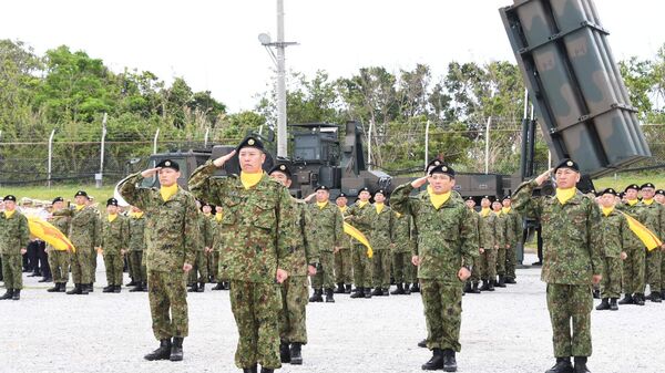 Lễ triển khai tên lửa chống hạm, Okinawa, Nhật Bản - Sputnik Việt Nam