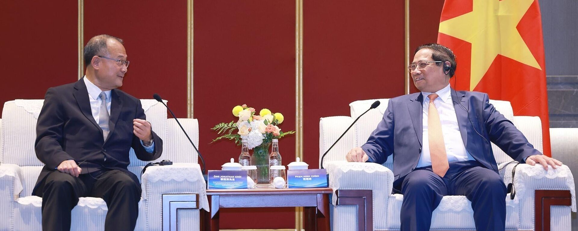 Thủ tướng Phạm Minh Chính tiếp lãnh đạo một số tập đoàn hàng đầu Trung Quốc - Sputnik Việt Nam, 1920, 25.06.2025