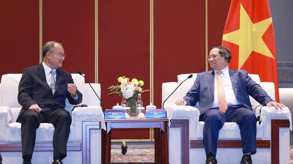 Thủ tướng Phạm Minh Chính tiếp lãnh đạo một số tập đoàn hàng đầu Trung Quốc - Sputnik Việt Nam