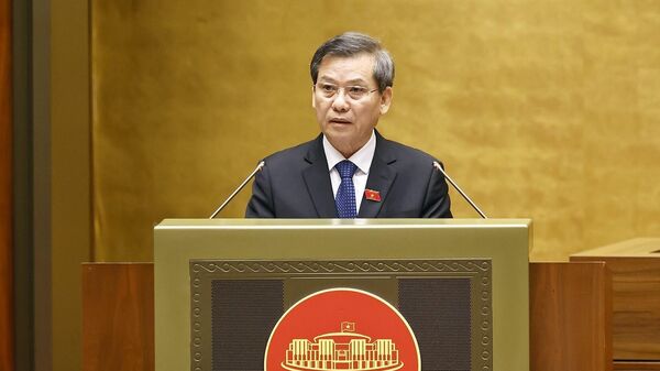 Chánh án Tòa án Nhân dân Tối cao Lê Minh Trí phát biểu - Sputnik Việt Nam