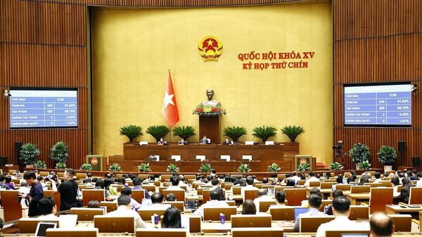 Quốc hội thông qua Luật sửa đổi, bổ sung một số điều của Bộ luật Hình sự. - Sputnik Việt Nam