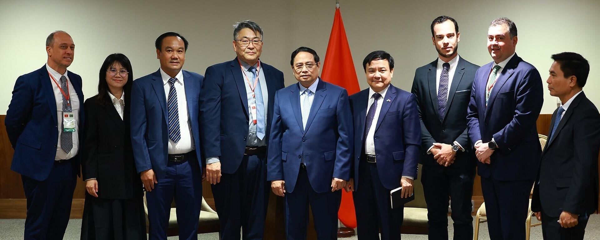 Thủ tướng Phạm Minh Chính tiếp lãnh đạo một số tập đoàn hàng đầu Brazil - Sputnik Việt Nam, 1920, 07.07.2025