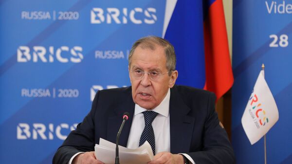 Ngoại trưởng Nga Sergey Lavrov tại Hội nghị thượng đỉnh BRICS - Sputnik Việt Nam