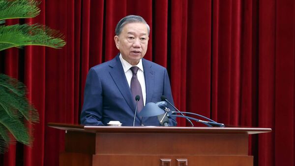 Khai mạc Hội nghị lần thứ mười hai Ban Chấp hành Trung ương Đảng khóa XIII  - Sputnik Việt Nam