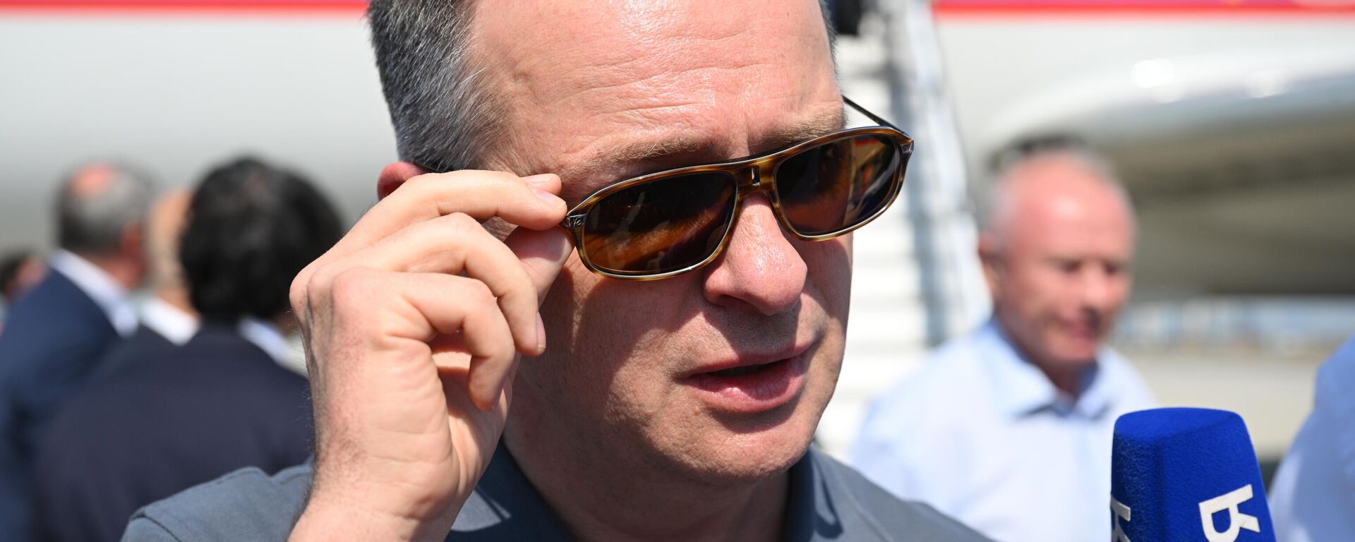 Trợ lý Tổng thống Nga Vladimir Medinsky tại Sân bay Istanbul - Sputnik Việt Nam, 1920, 23.07.2025