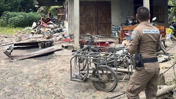 Hậu quả của cuộc tấn công vào khu dân cư ở tỉnh Surin, Thái Lan - Sputnik Việt Nam