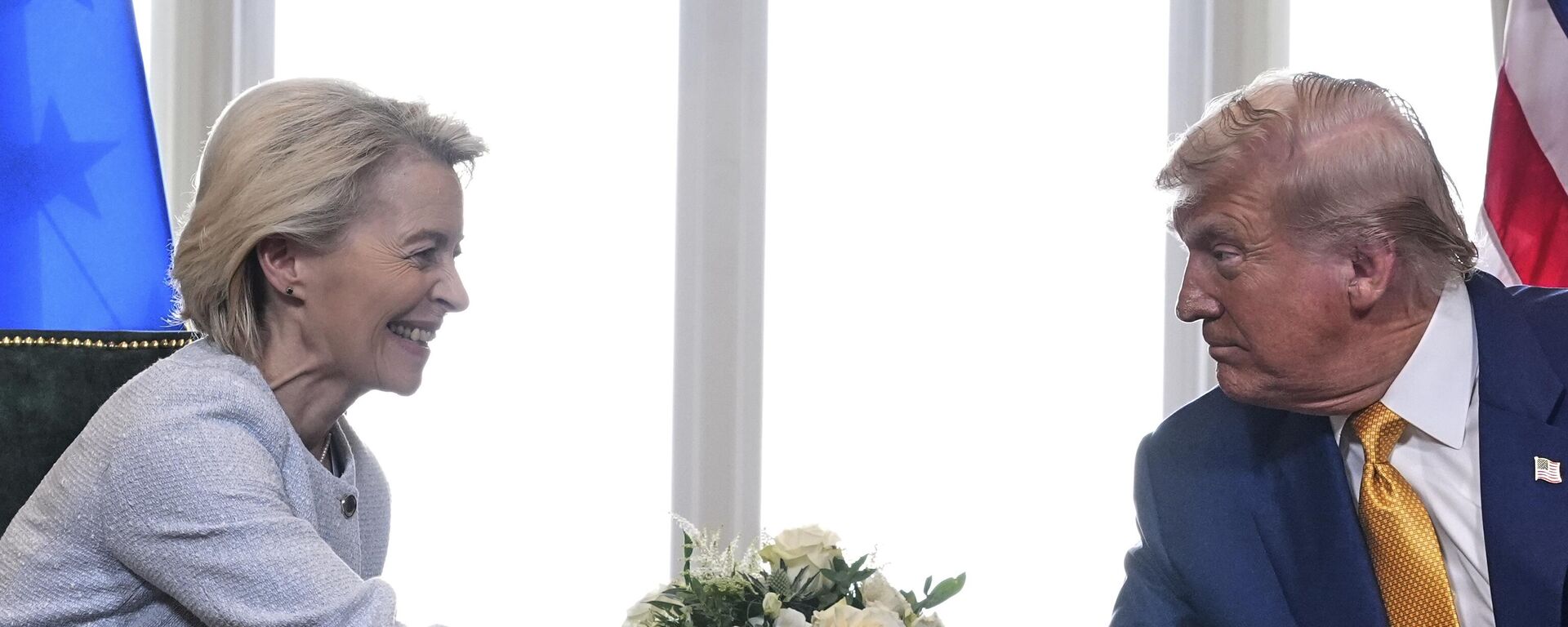 President Donald Trump và Ursula von der Leyen. - Sputnik Việt Nam, 1920, 28.07.2025