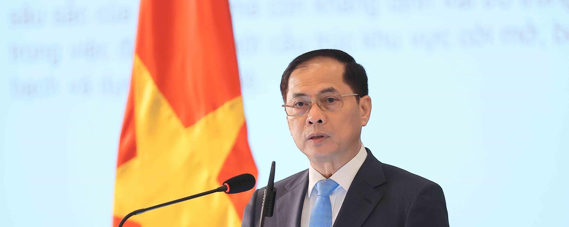 Phó Thủ tướng, Bộ trưởng Ngoại giao Bùi Thanh Sơn phát biểu - Sputnik Việt Nam, 1920, 29.07.2025