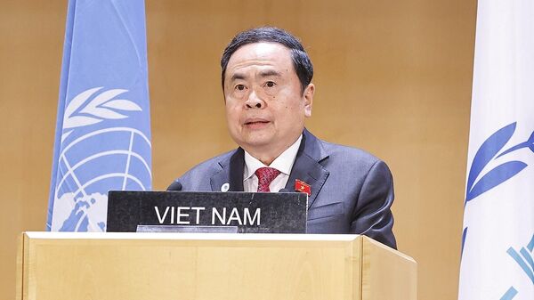 Hội nghị các Chủ tịch Quốc hội Thế giới lần thứ 6: Chủ tịch Quốc hội phát biểu tại Phiên thảo luận chung - Sputnik Việt Nam