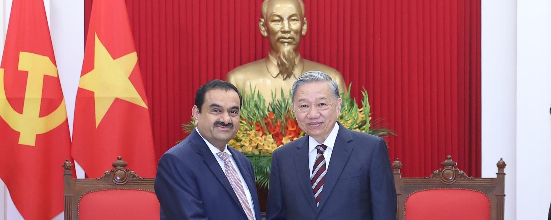 Tổng Bí thư Tô Lâm tiếp ông Gautam Adani, Chủ tịch Tập đoàn Adani của Ấn Độ - Sputnik Việt Nam, 1920, 30.07.2025