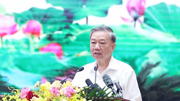 Tổng Bí thư Tô Lâm phát biểu - Sputnik Việt Nam