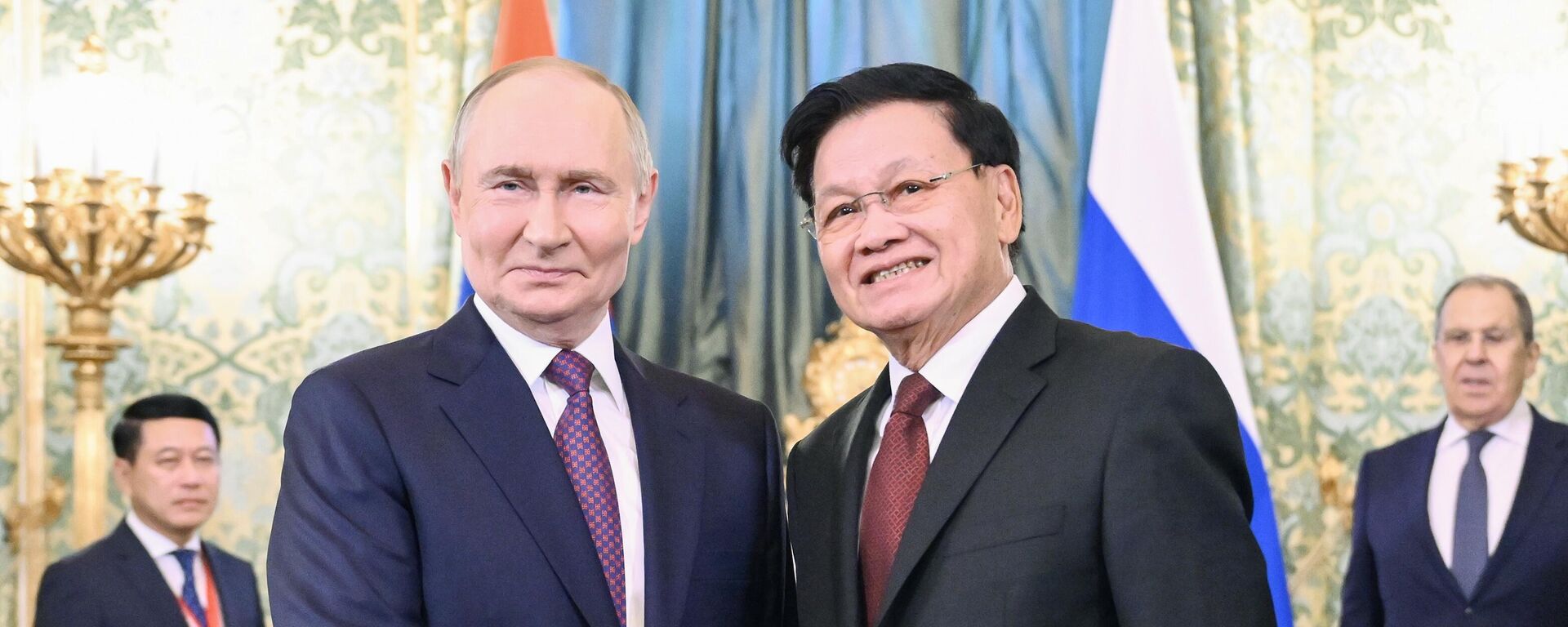 Tổng thống Vladimir Putin gặp Chủ tịch Lào Thongloun Sisoulith - Sputnik Việt Nam, 1920, 31.07.2025