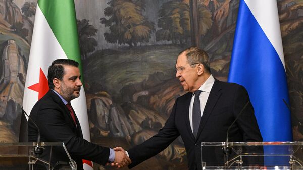 Cuộc gặp giữa Bộ trưởng Ngoại giao Nga S. Lavrov và Bộ trưởng Ngoại giao Syria A. Shaibani - Sputnik Việt Nam