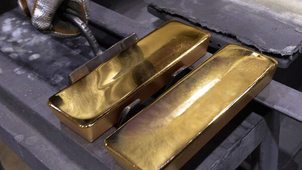 Gold bars of the highest standard of 99.99 percent purity  - Sputnik Việt Nam