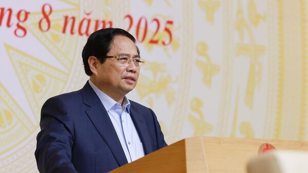 Thủ tướng Phạm Minh Chính chủ trì Phiên họp lần thứ hai của Ban Chỉ đạo quốc gia về phát triển ngành công nghiệp bán dẫn - Sputnik Việt Nam