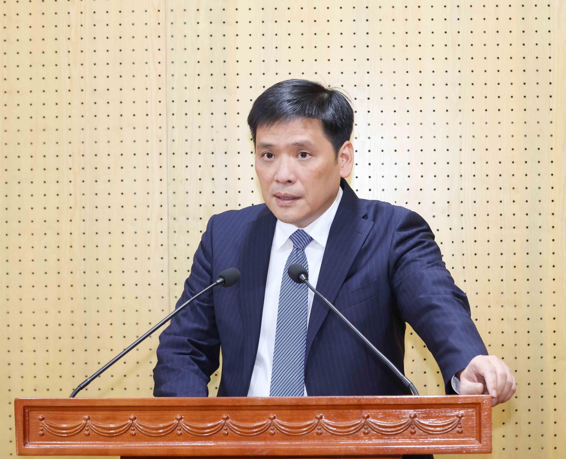 Đồng chí Nguyễn Thanh Bình, Phó Trưởng Ban Tổ chức Trung ương phát biểu nhận nhiệm vụ - Sputnik Việt Nam, 1920, 04.08.2025