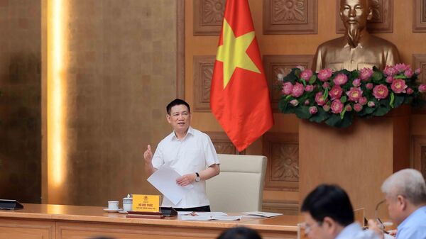 Phó Thủ tướng Hồ Đức Phớc phát biểu. - Sputnik Việt Nam