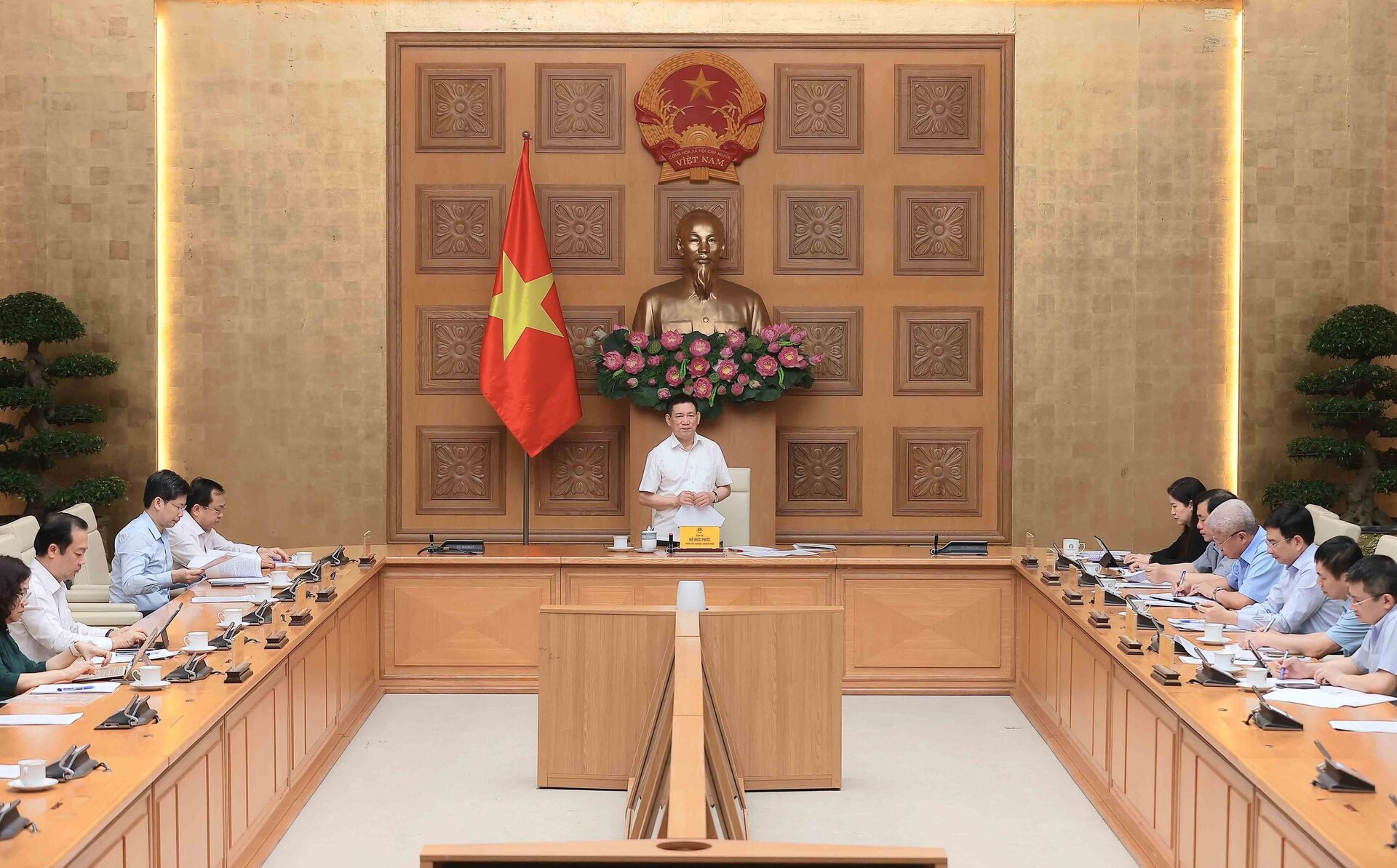 Phó Thủ tướng Hồ Đức Phớc phát biểu - Sputnik Việt Nam, 1920, 05.08.2025