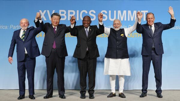 Hội nghị thượng đỉnh BRICS lần thứ 15 tại Johannesburg - Sputnik Việt Nam