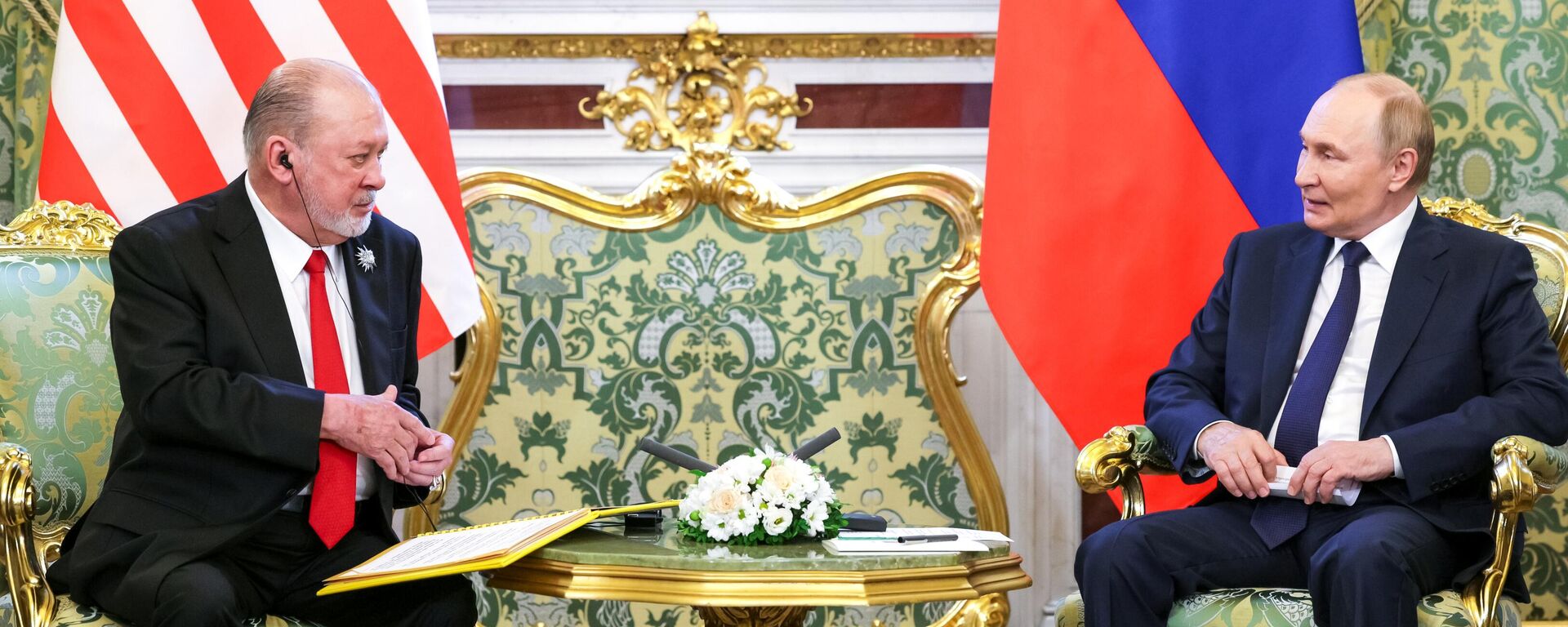 Tổng thống Nga Vladimir Putin đã hội đàm với Quốc vương Malaysia Sultan Ibrahim - Sputnik Việt Nam, 1920, 06.08.2025