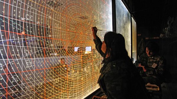 Công việc tại sở chỉ huy phòng không Nga - Sputnik Việt Nam