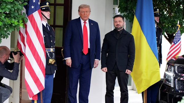 Tổng thống Hoa Kỳ Donald Trump và Vladimir Zelensky - Sputnik Việt Nam