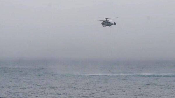 Tàu chiến chống ngầm &quot;Severomorsk&quot; thực hành tìm kiếm tàu ngầm trong khu vực Bắc Cực - Sputnik Việt Nam