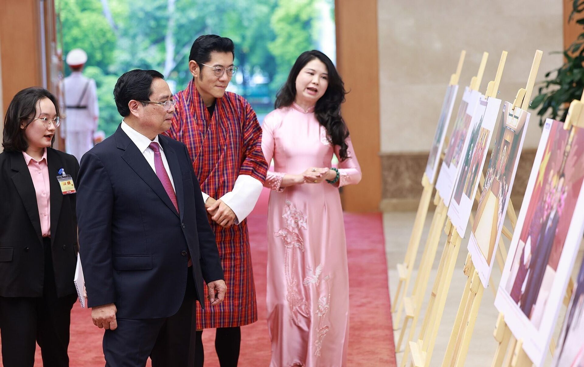 Thủ tướng hội kiến Quốc vương Bhutan Jigme Khesar Namgyel Wangchuck - Sputnik Việt Nam, 1920, 20.08.2025