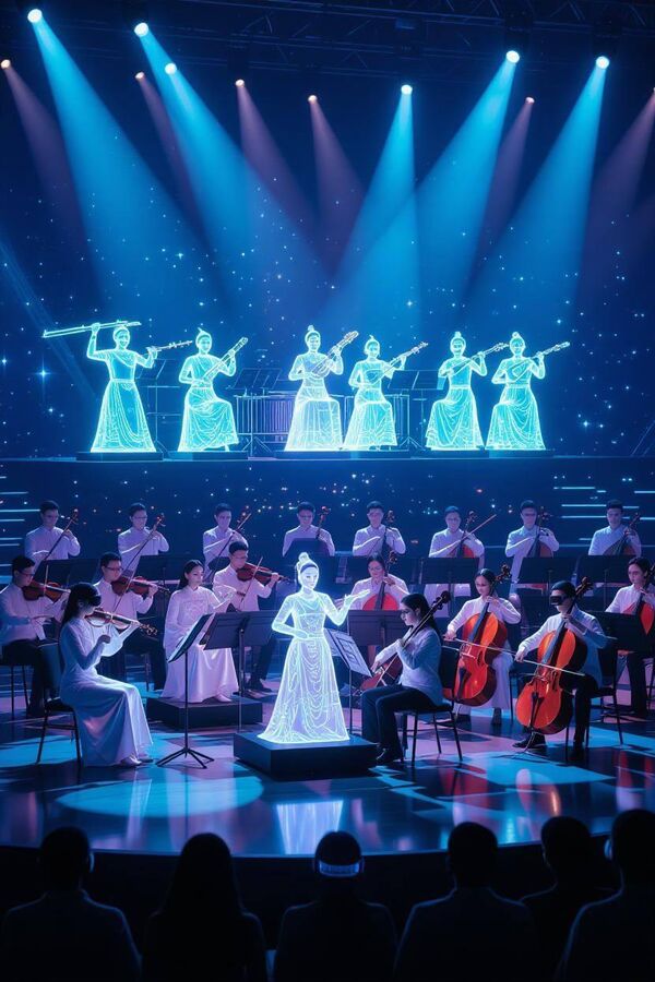 Biểu diễn âm nhạc tương lai trong các buổi hòa nhạc sẽ là các hologram - Sputnik Việt Nam