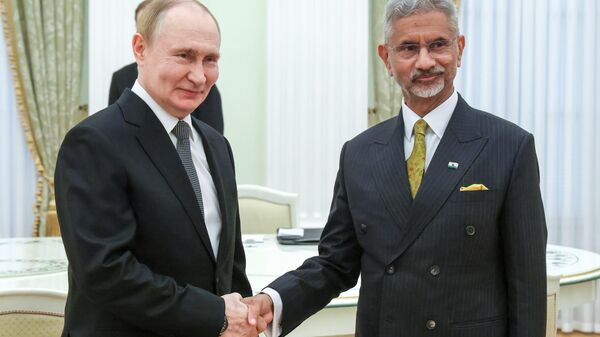 Tổng thống Vladimir Putin gặp Ngoại trưởng Ấn Độ Subrahmanyam Jaishankar - Sputnik Việt Nam