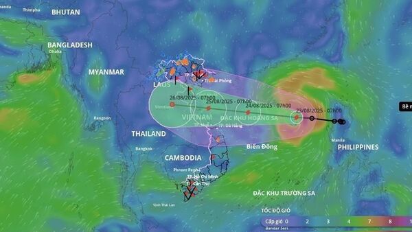 Tin bão khẩn cấp (Cơn bão số 5) - Sputnik Việt Nam