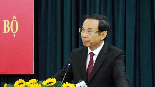 Ông Nguyễn Văn Nên xúc động vì những ngày tháng gắn bó với Đảng bộ, chính quyền, người dân TP.HCM - Sputnik Việt Nam