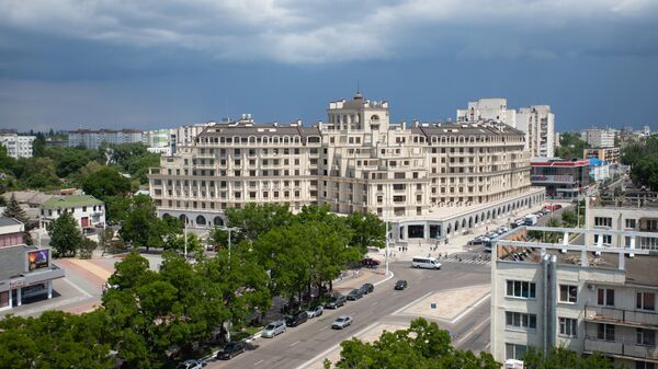 Quang cảnh thành phố Tiraspol, thủ đô của Cộng hòa Pridnestrovia Moldavia không được công nhận, một thành phố nằm ở bờ trái sông Dniester - Sputnik Việt Nam