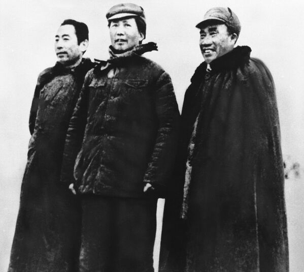 Chủ tịch Mao tại căn cứ quân sự Diên An trong Chiến tranh Trung-Nhật - Sputnik Việt Nam