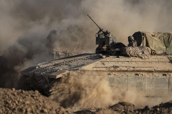 Binh sĩ Israel trên biên giới với Gaza - Sputnik Việt Nam