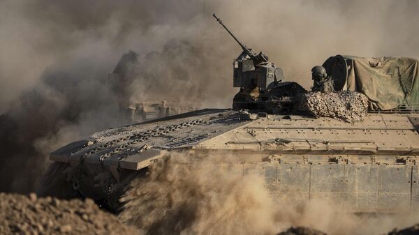 Binh sĩ Israel trên biên giới với Gaza - Sputnik Việt Nam