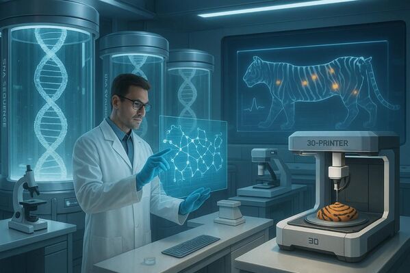 Ngân hàng gen và in sinh học (bio-printing) – Ý tưởng: bảo tồn và mở rộng vốn gen của loài hổ bằng các công nghệ sinh học hiện đại - Sputnik Việt Nam