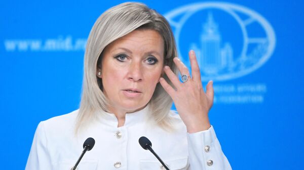 Đại diện chính thức của Bộ Ngoại giao Nga, bà Maria Zakharova - Sputnik Việt Nam