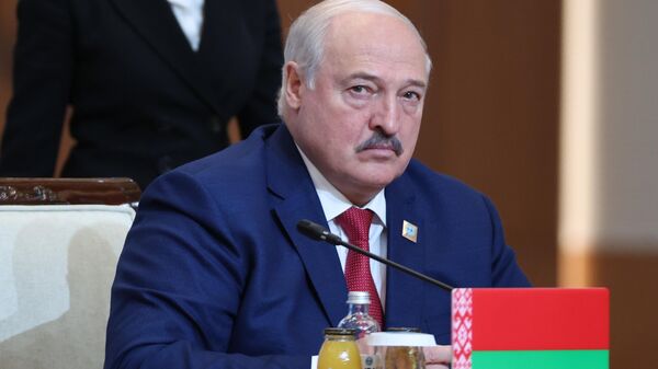 Tổng thống Belarus Alexander Lukashenko tại cuộc họp của Hội đồng nguyên thủ quốc gia Tổ chức hợp tác Thượng Hải (SCO) - Sputnik Việt Nam