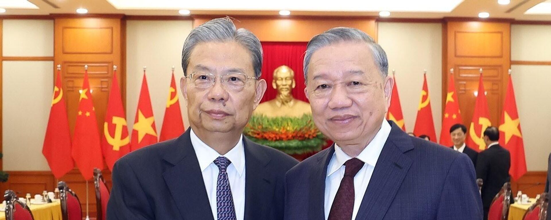 Tổng Bí thư Tô Lâm tiếp Ủy viên trưởng Nhân đại toàn quốc Trung Quốc Triệu Lạc Tế
 - Sputnik Việt Nam, 1920, 01.09.2025
