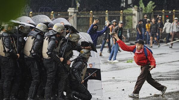 Biểu tình tại Indonesia - Sputnik Việt Nam