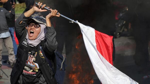 Biểu tình ở Jakarta - Sputnik Việt Nam