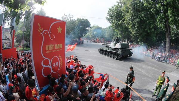 Diễu binh, diễu hành kỷ niệm 80 năm Cách mạng tháng Tám và Quốc khánh 2-9 - Sputnik Việt Nam