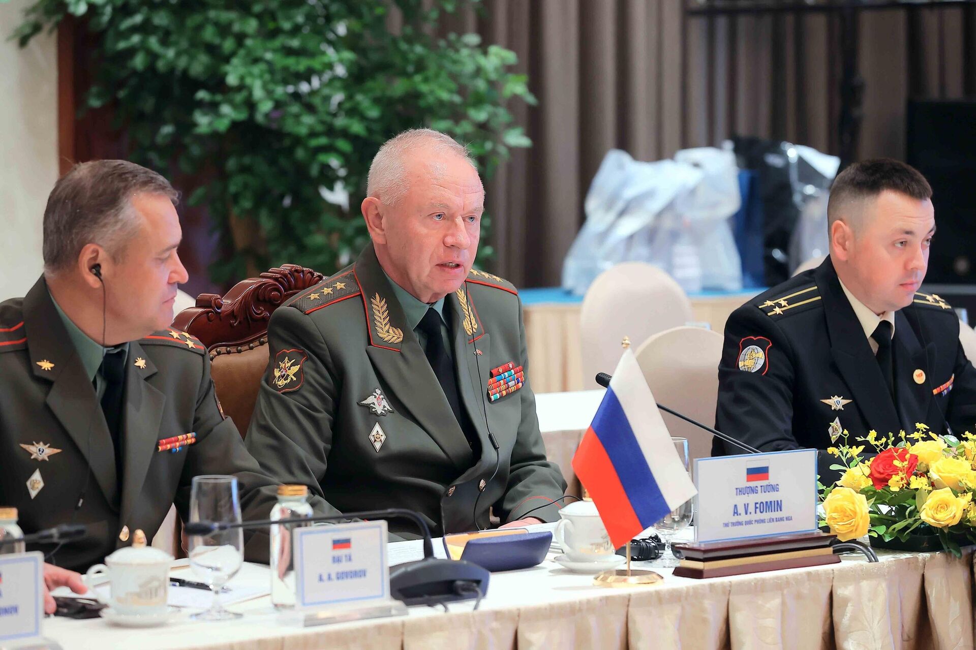 Thượng tướng Alexander Vasilyevich Fomin, Thứ trưởng Bộ Quốc phòng Liên bang Nga phát biểu - Sputnik Việt Nam, 1920, 03.09.2025