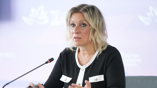Phát ngôn viên Bộ Ngoại giao Nga Maria Zakharova (EEF-2025) - Sputnik Việt Nam