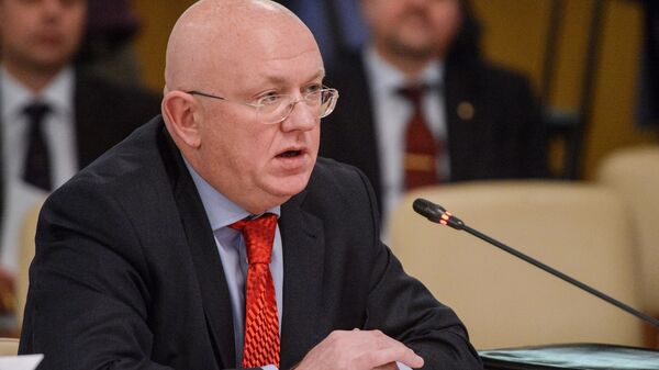 Đại diện thường trực Nga tại Liên Hợp Quốc, ông Vasily Nebenzya - Sputnik Việt Nam