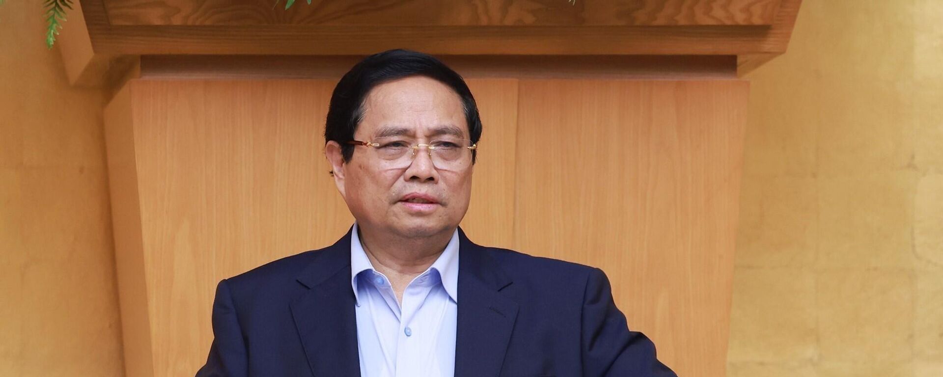 Thủ tướng Phạm Minh Chính chủ trì Phiên họp Chính phủ thường kỳ tháng 8 năm 2025.  - Sputnik Việt Nam, 1920, 06.09.2025