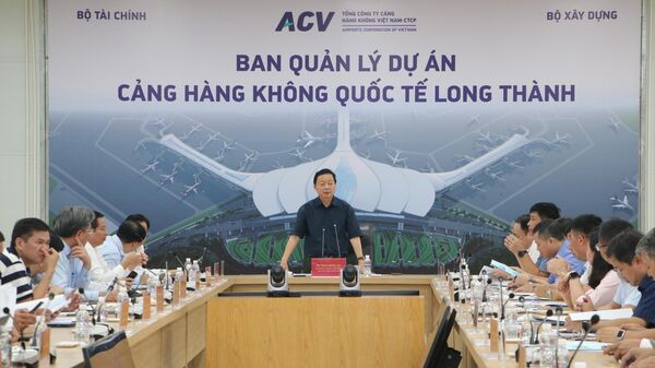 Phó Thủ tướng Trần Hồng Hà: Tập trung cao độ thi công hạng mục trọng yếu tại sân bay Long Thành - Sputnik Việt Nam